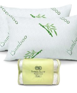 OMEO 2 Pack Almohada Estándar de Bambú Rayón para Dormir