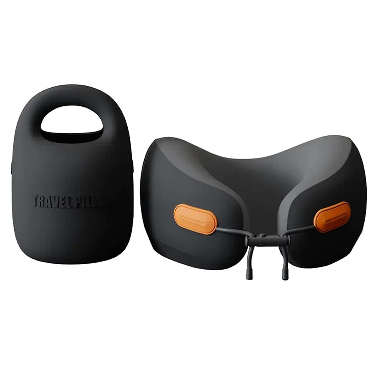 Almohada de viaje y avión PIXIE MOOD Every -Gris / Negro