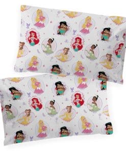Funda de Almohada Reversible Disney Princess Besties 2 Pack