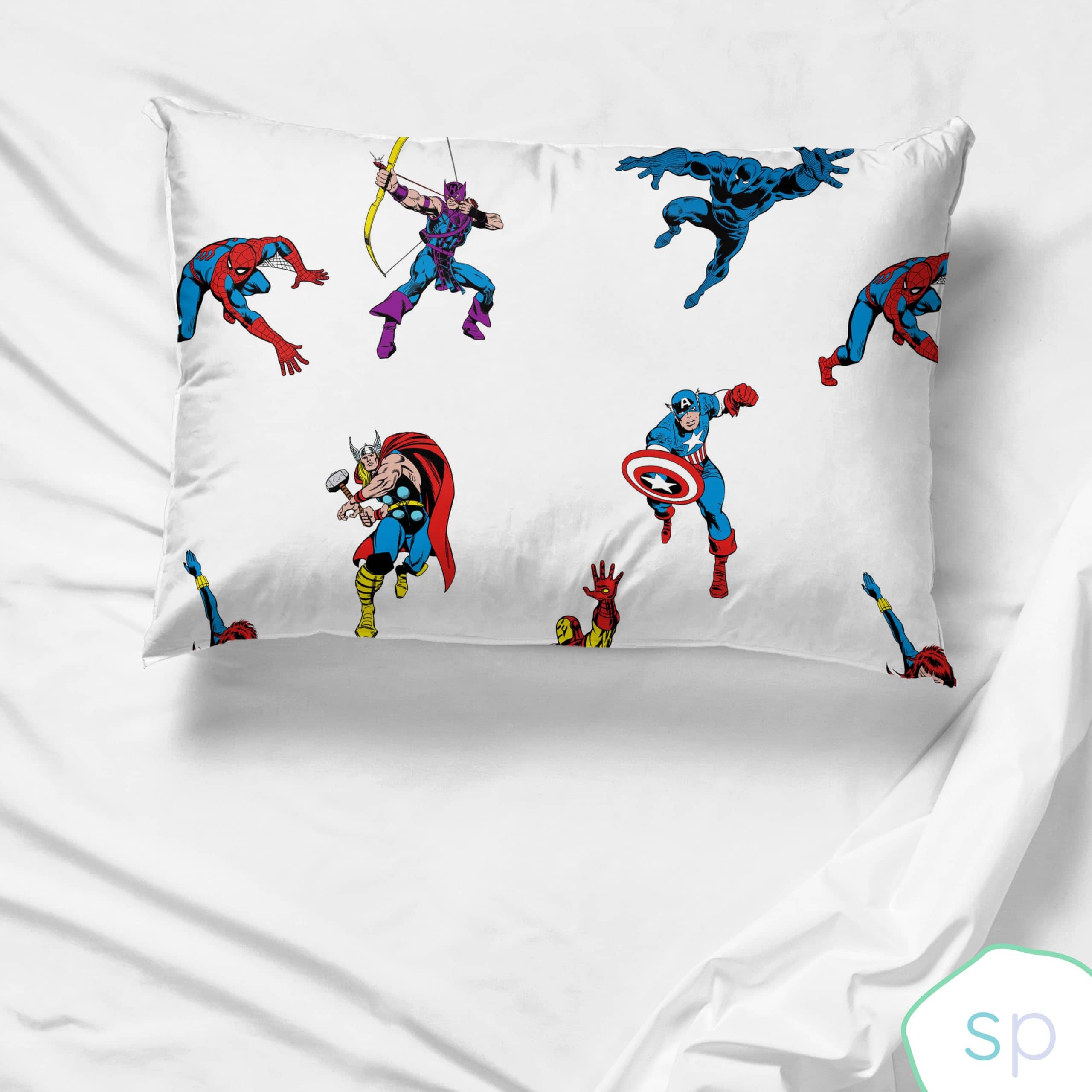 Funda de Almohada Reversible Saturday Park Disney Marvel - Imagen 5