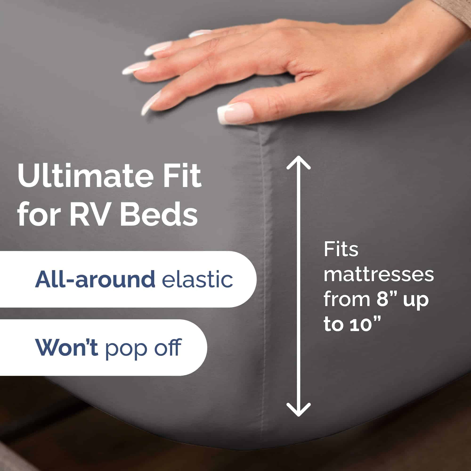 Sábanas RV Short Queen 60 X 75 - Juego de sábanas RV Short - Imagen 4