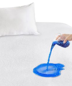 Protector de colchón impermeable de -Franela de coral