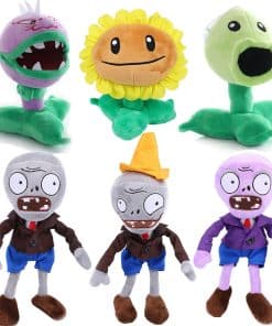 JHESAO 6 PCS Plantas y Zombies Peluches de Plantas Juguetes