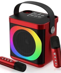Máquina de Karaoke con 2 Micrófonos Inalámbricos, JYSJ 2024