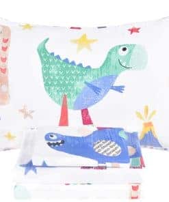 Juego de sábanas para cama full Scientific Sleep Jurassic