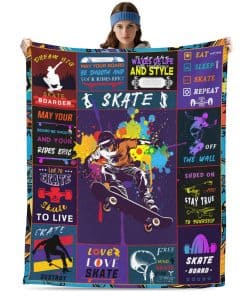 Manta de Skateboard - Regalos para Entrenadores y Equipos,