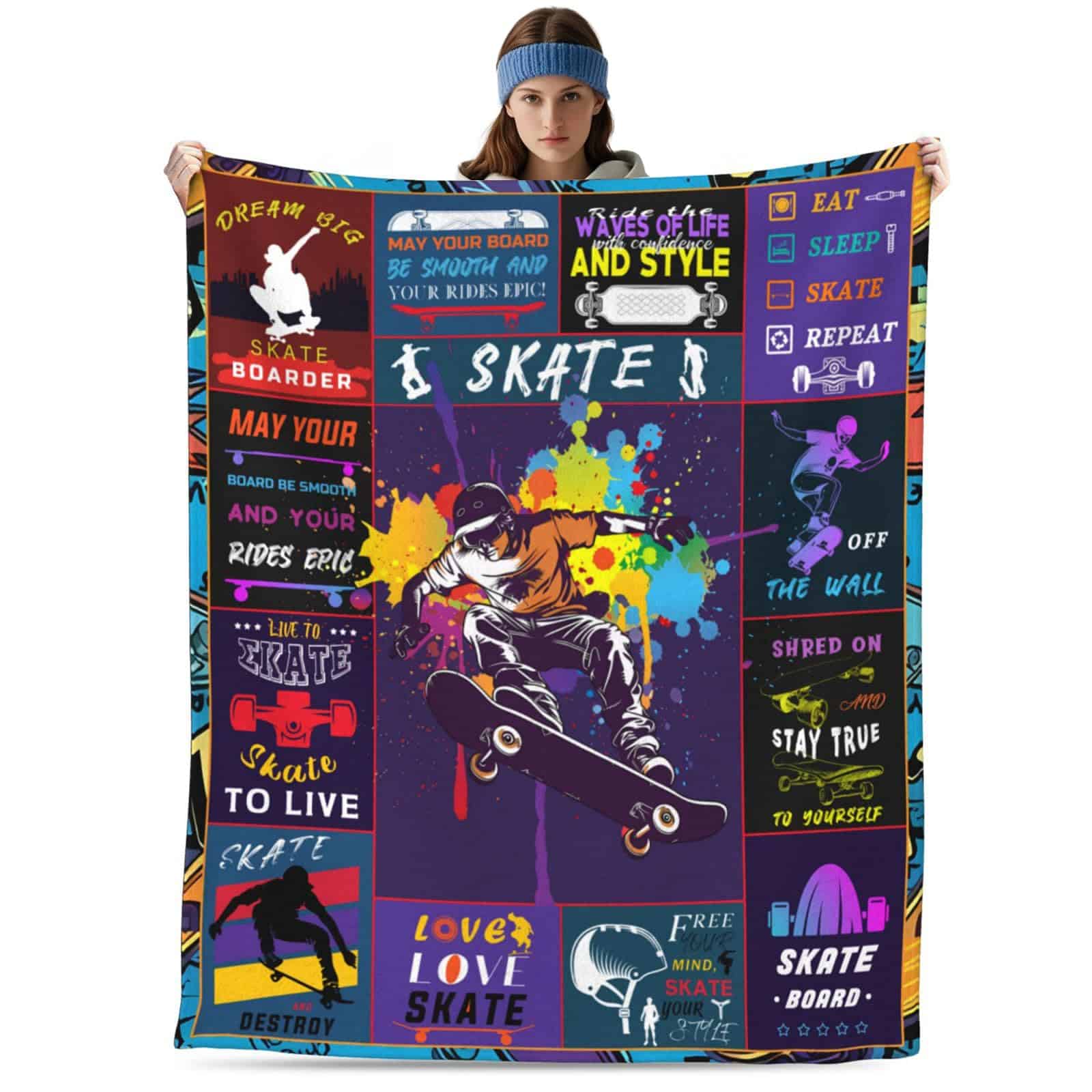 Manta de Skateboard - Regalos para Entrenadores y Equipos,