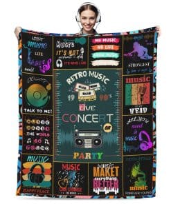 Cobija con Temática Musical para Profesores, Navidad,