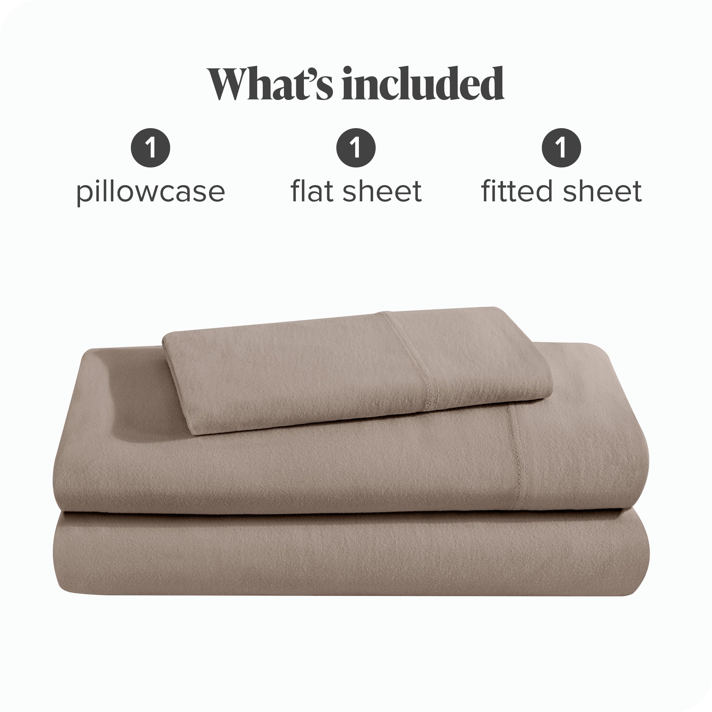 Juego de sábanas de 100% tejido de algodón orgánico Bare - Imagen 8