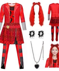 Disfraz de Princesa Roja GFTYBCST para Niñas Rise Jumpsuits