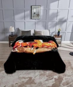 Cobertor de Felpa Coreana con Diseño de Caballos Chezmoi