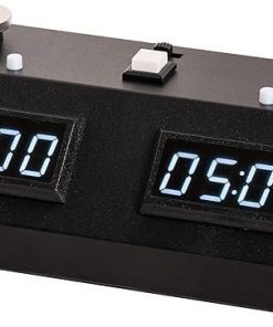 Reloj de Ajedrez Digital ZMF-II con LED Blancos/Carcasa