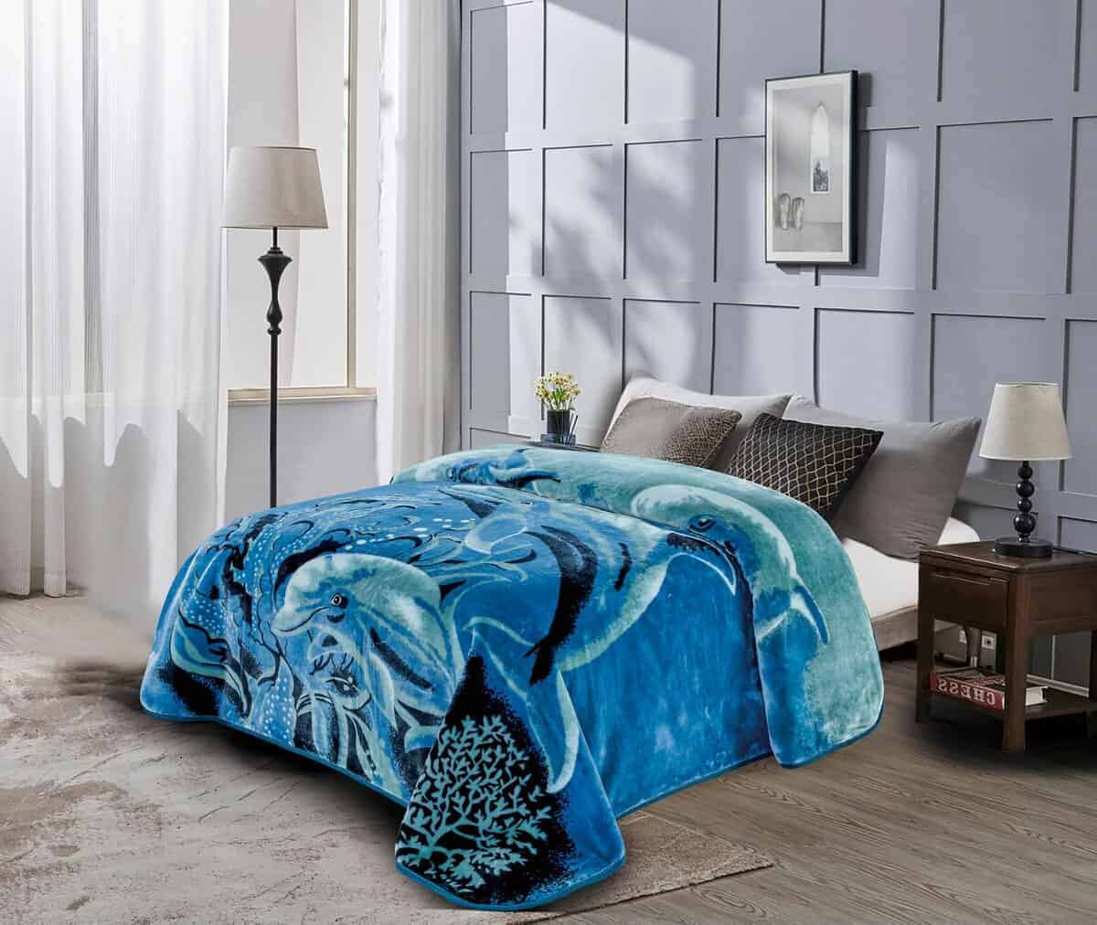 Manta de Faux Mink de Estilo Coreano Chezmoi Collection de - Imagen 3