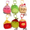 Set de 6 Mini Llaveros Clip-On de 3.5" Squishmallows 2024