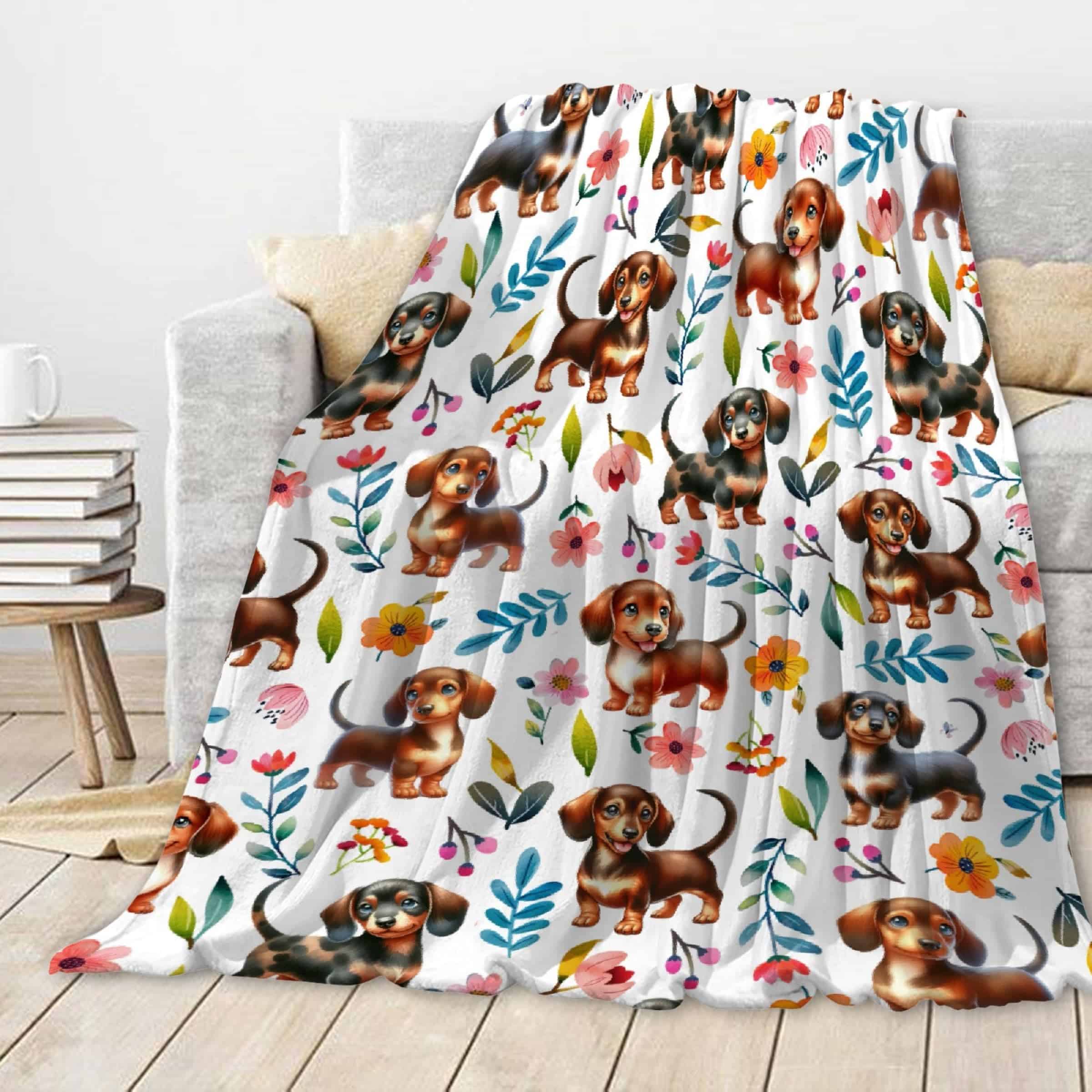 Manta de Dachshund Aniruddha, Manta de Perro Dachshund - Imagen 3