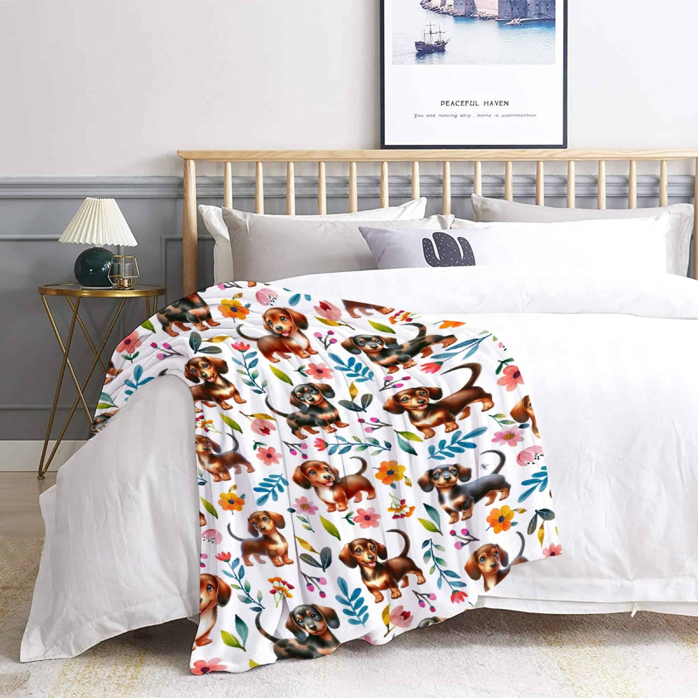 Manta de Dachshund Aniruddha, Manta de Perro Dachshund - Imagen 6