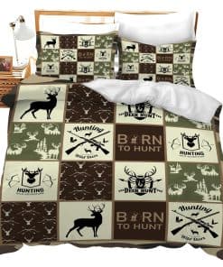 Set de Ropa de Cama de Ciervos Conjunto de Edredón de Caza