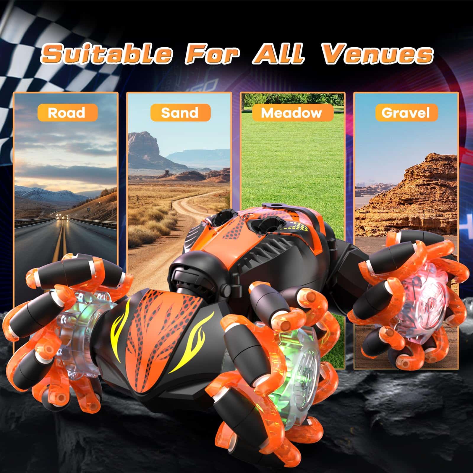 Coche teledirigido de control remoto con detección de - Imagen 6