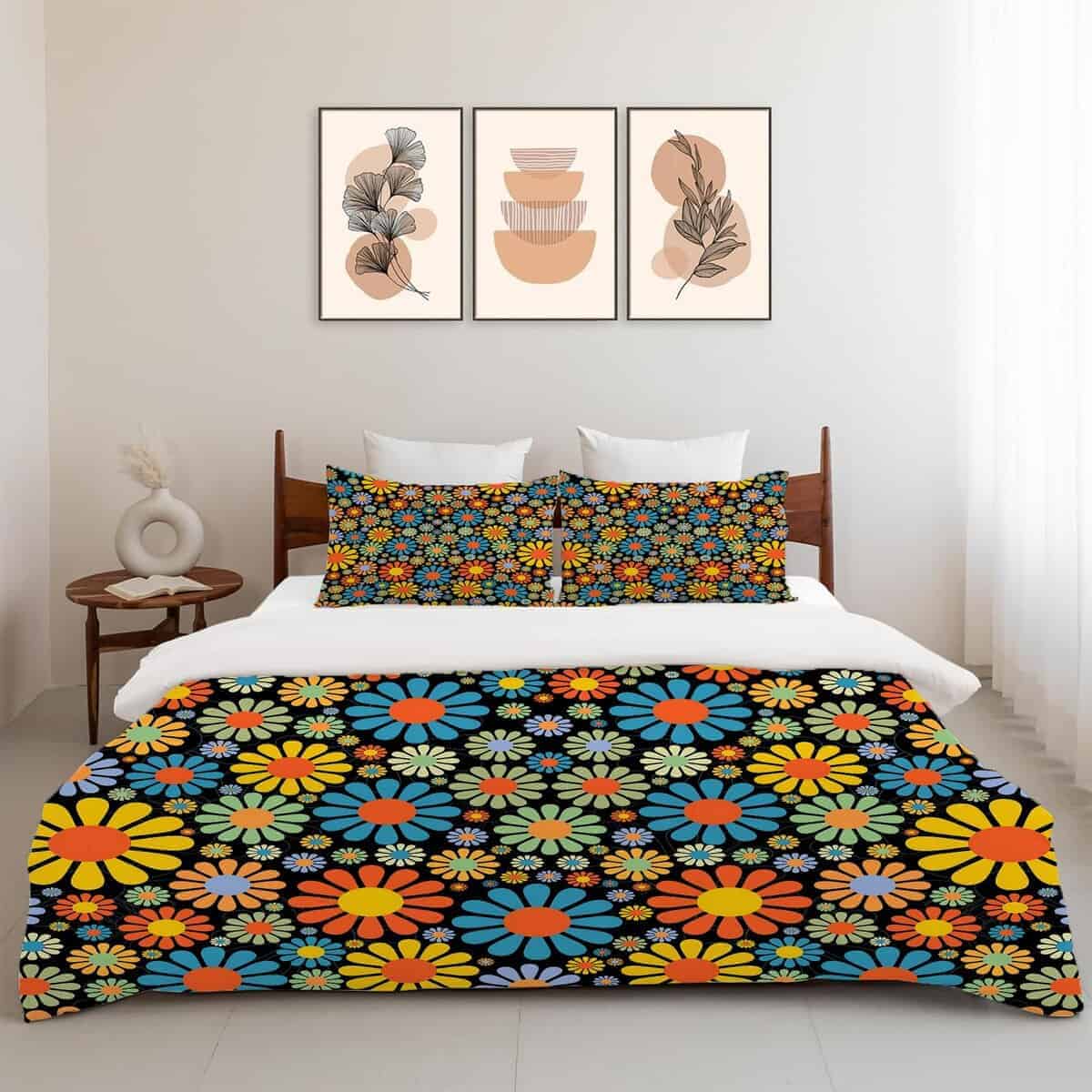 Juego de Ropa de Cama de Flores Margarita Juego de Funda - Imagen 6