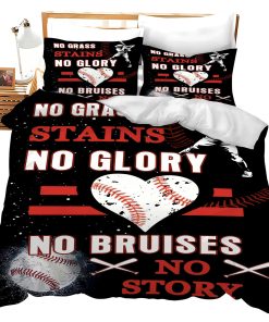 Juego de Ropa de Cama de Béisbol Wosabee Juego de Edredón