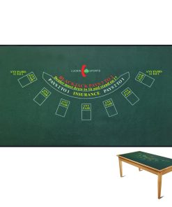 Mesa de póker y juego profesional Luckin -Verde