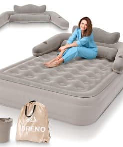 Colchón de Aire Adreno Queen con Bomba Incorporada y