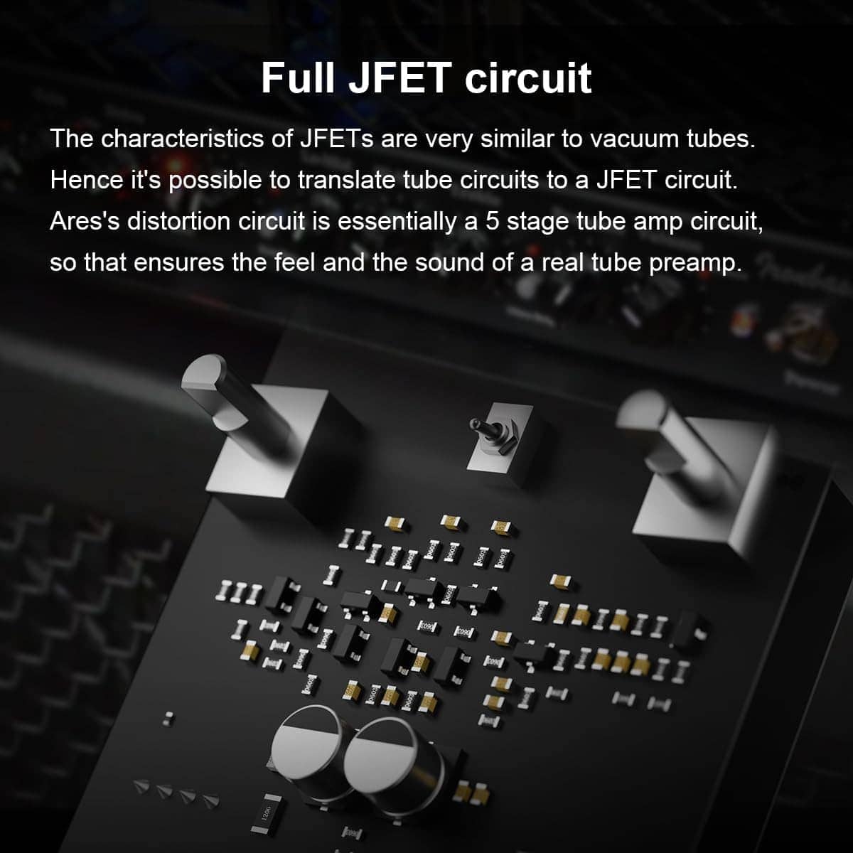 Pedal de preamplificador de distorsión TOPPING ARES - - Imagen 6