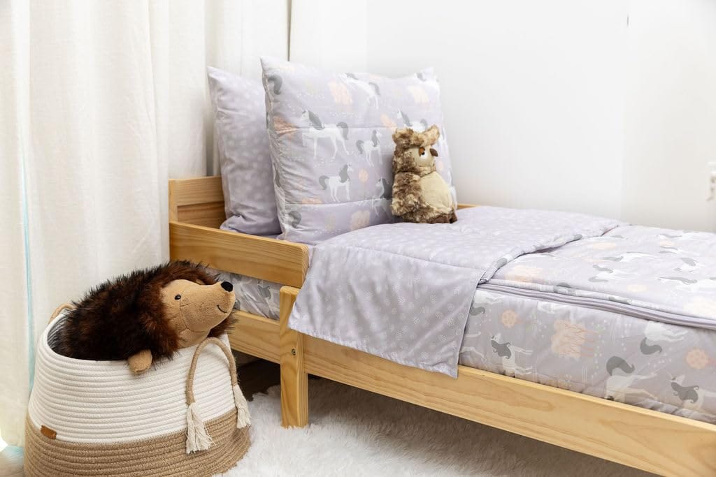 Juego de cama de unicornio de cuento de hadas para niñas - Imagen 3