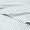 Juego de Sábanas a Rayas Celestes de 4 Piezas para Cama
