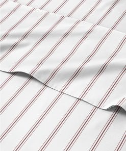 Juego de sábanas a rayas de 4 piezas para - Oeko-TEX