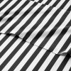 Juego de sábanas a rayas de 4 piezas para -X a rayas