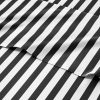 Juego de sábanas a rayas de 4 piezas para cama -X a rayas
