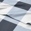Juego de Sábanas de Cuadros Gingham de 5 Piezas para Cama