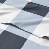 Juego de sábanas de cuadros 4 piezas para cama tamaño Full