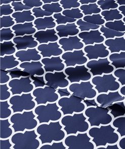 Juego de Sábanas Azules de 4 Piezas para Cama King - Sábana