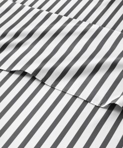 Juego de Sábanas de Rayas de 5 Piezas para Cama Tamaño