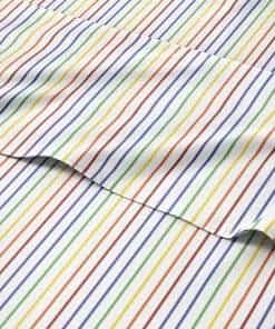 Juego de 5 piezas de sábanas de arcoíris para cama Split