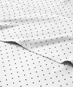 Juego de sábanas de lunares de 4 piezas para cama King -