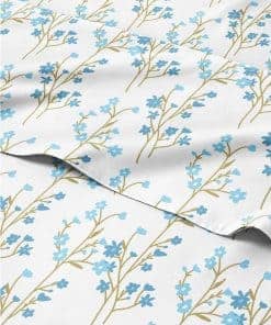 Juego de Sábanas de 4 Piezas 105 x 102 - Sábana Plana de