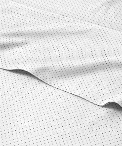 Juego de Sábanas con Estampado de Lunares de 4 Piezas para