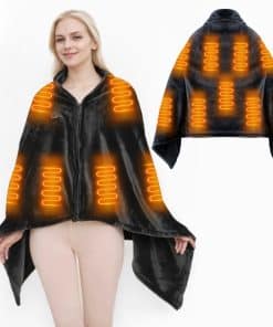 Manta Térmica Portátil, Manta Térmica Inalámbrica USB con 9