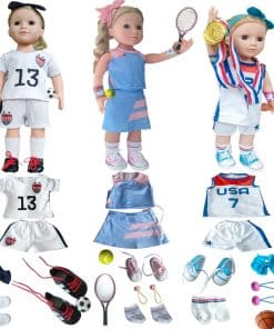 Accesorios de Ropa de Muñecas Americanas de 18 Pulgadas,
