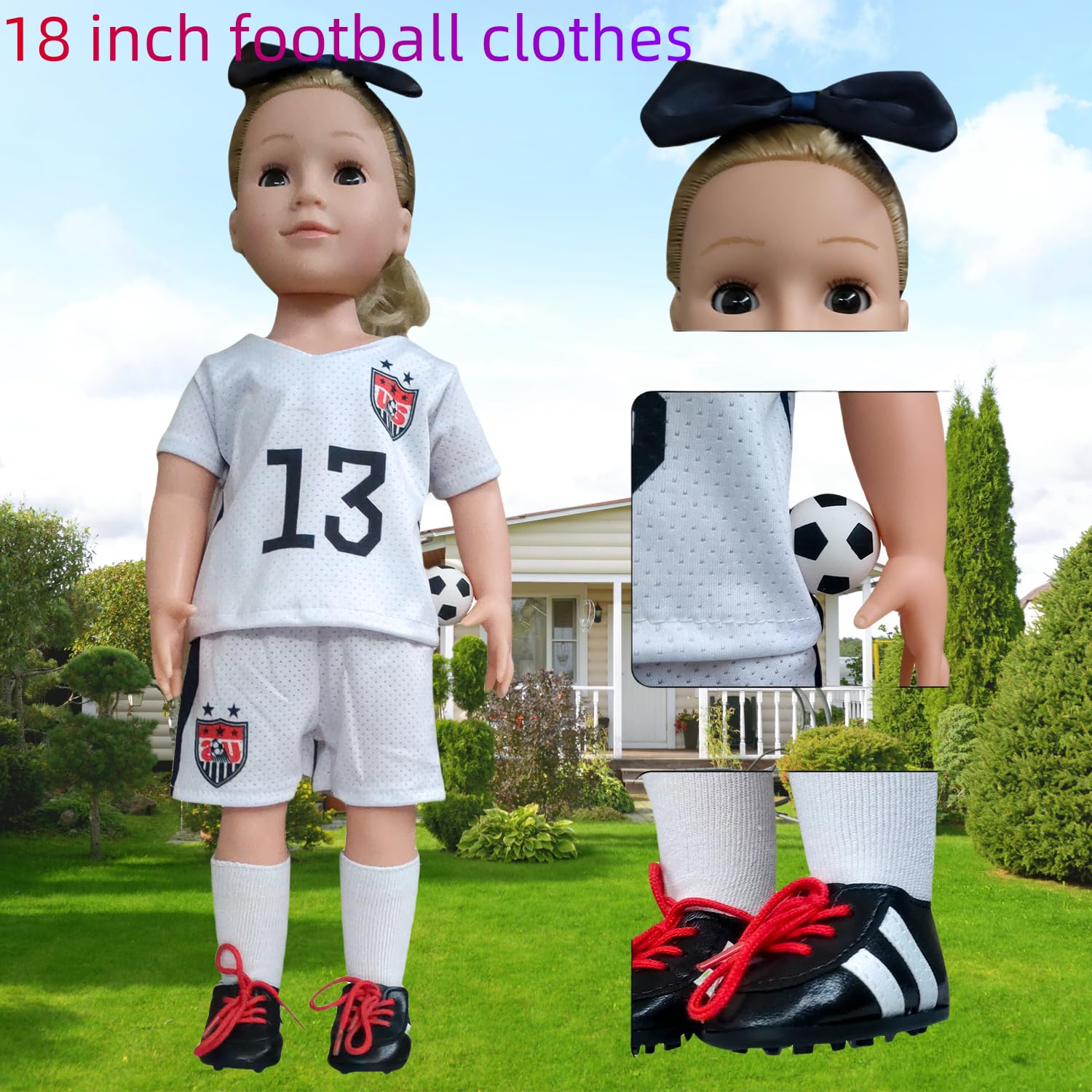 Accesorios de Ropa de Muñecas Americanas de 18 Pulgadas, - Imagen 3