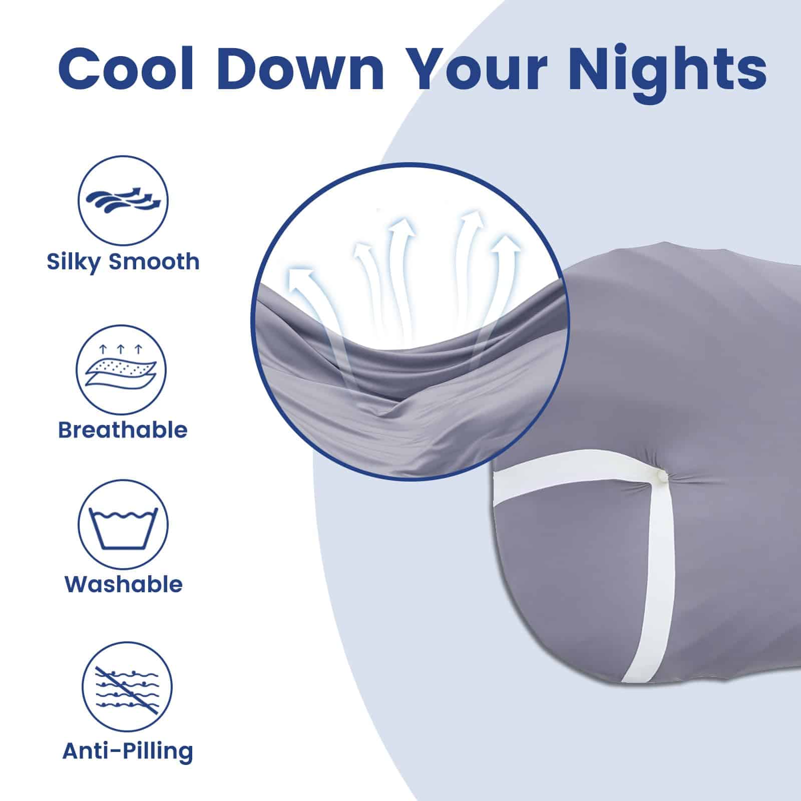 Almohadas CPAP Farrumex para personas que duermen de lado y - Imagen 8