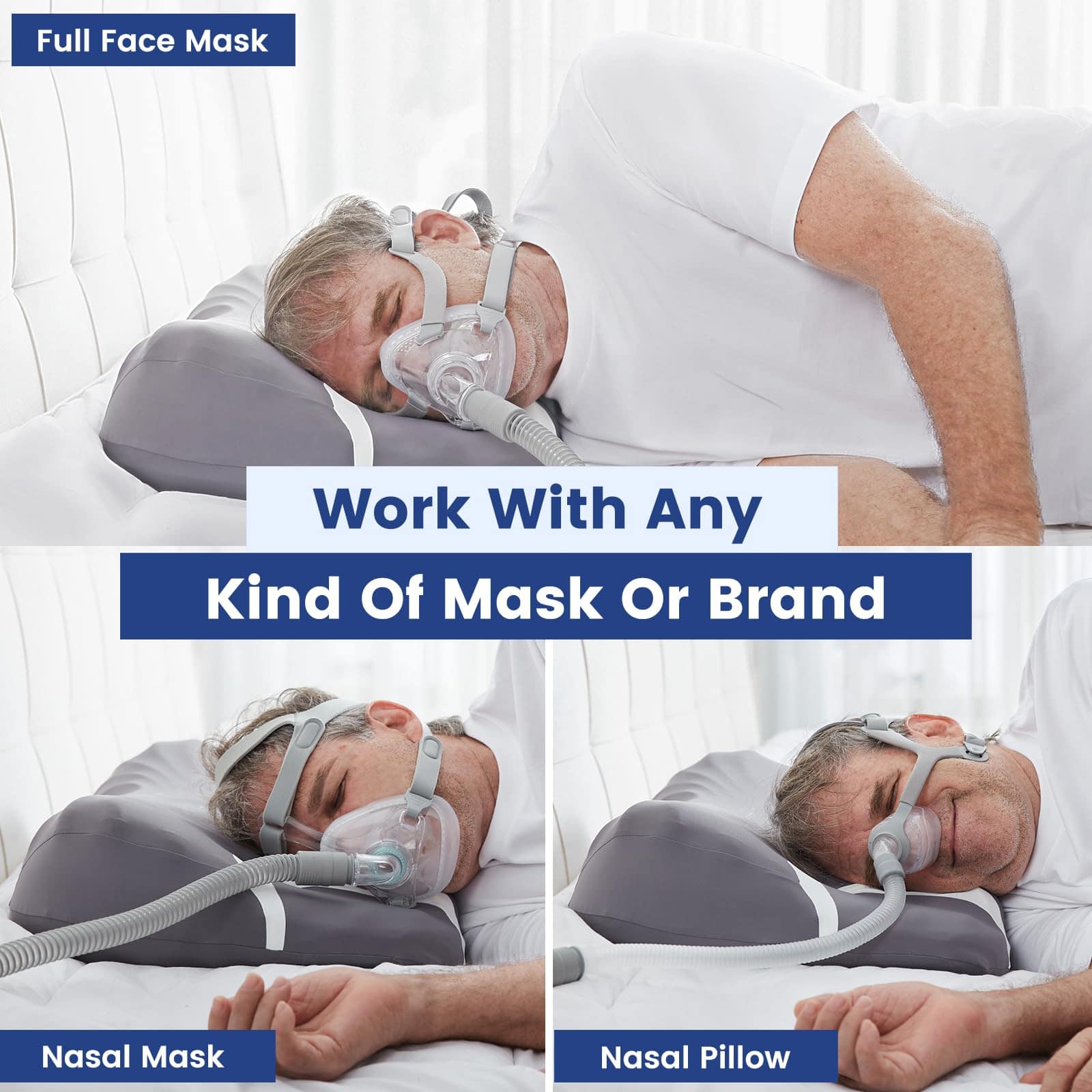 Almohadas CPAP Farrumex para personas que duermen de lado y - Imagen 4