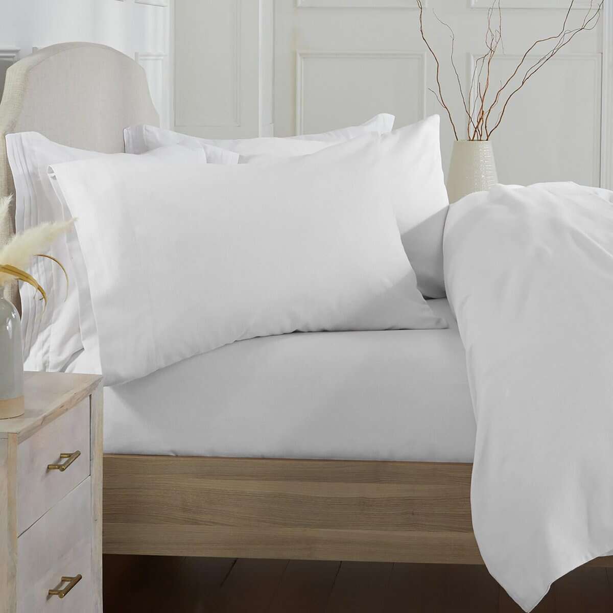 Juego de sábanas de franela 100% algodón completo Market &