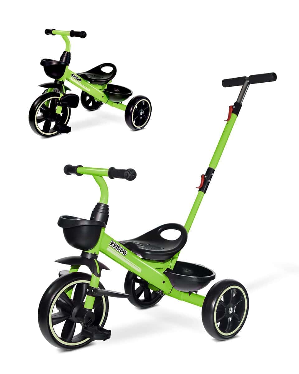 Triciclo 2 en 1 para Niños Pequeños de 18 Meses a 5 Años -