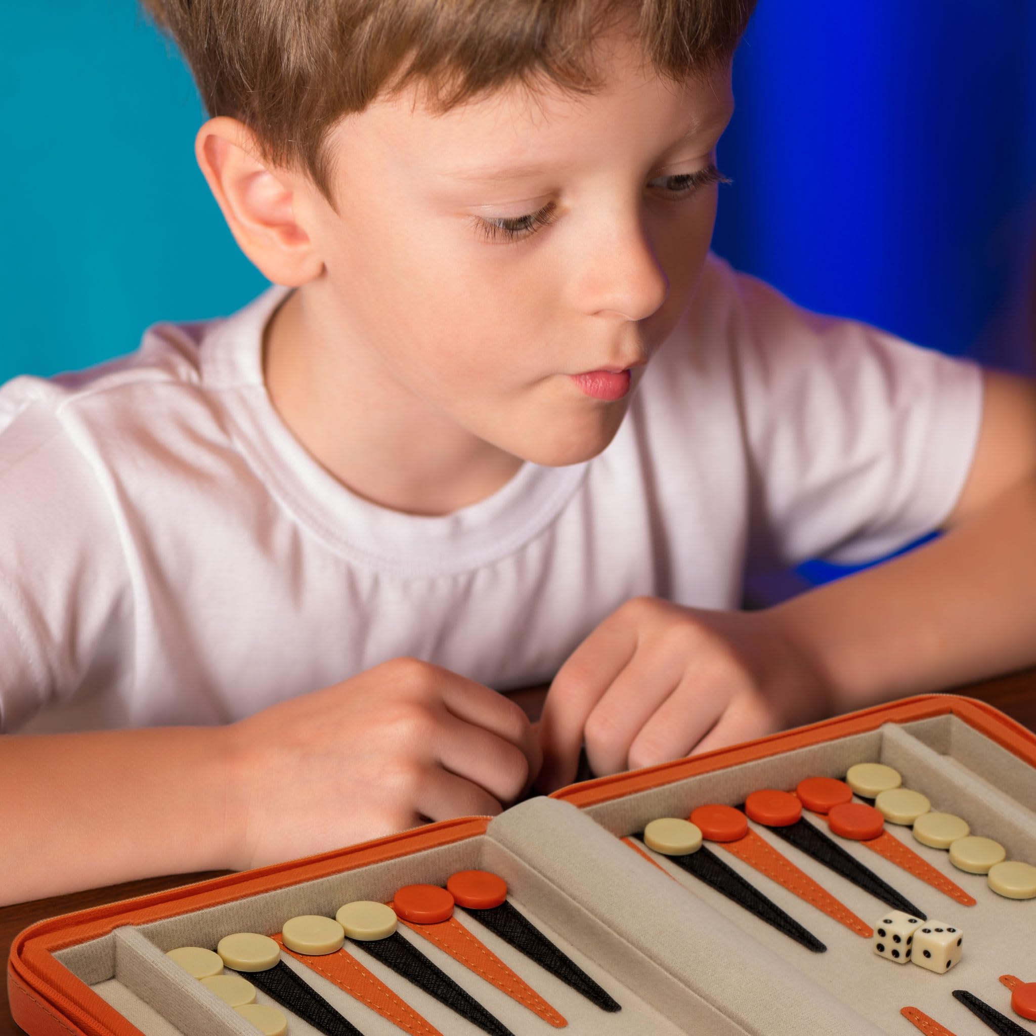 Juego de Mini Backgammon Yellow Mountain Imports Travel - Imagen 7