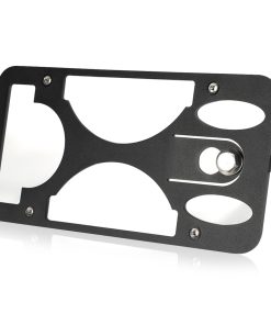 Soporte de soporte de matrícula delantera sin taladrar