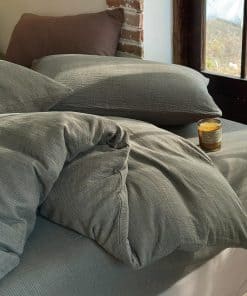100% Funda de Edredón de Algodón Muselina de Tamaño